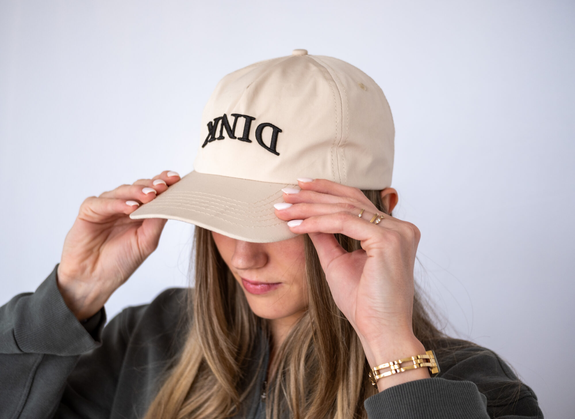 Tan DINK Hat - Image 3