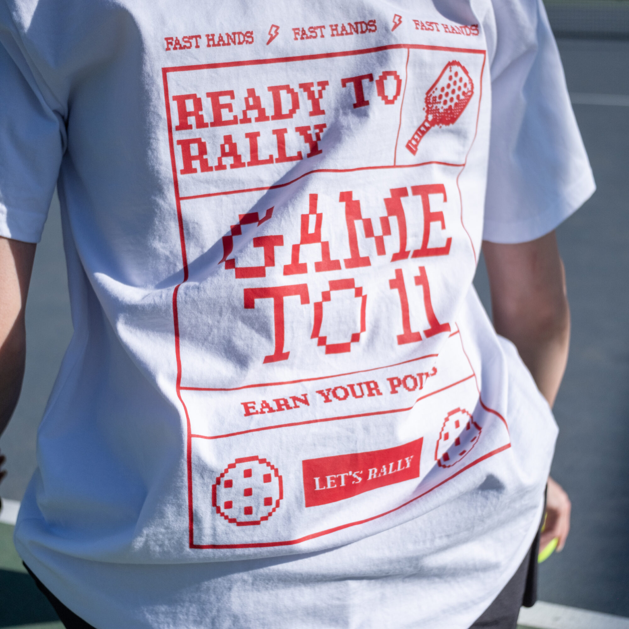 Let's Rally Pickleball Tee